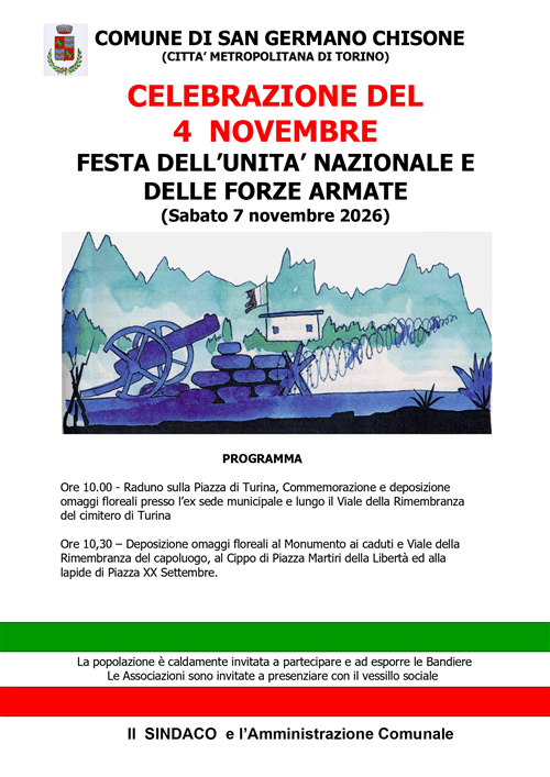 Celebrazione del 4 novembre