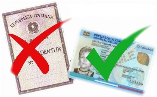 Scadenza validità carte identità cartacee